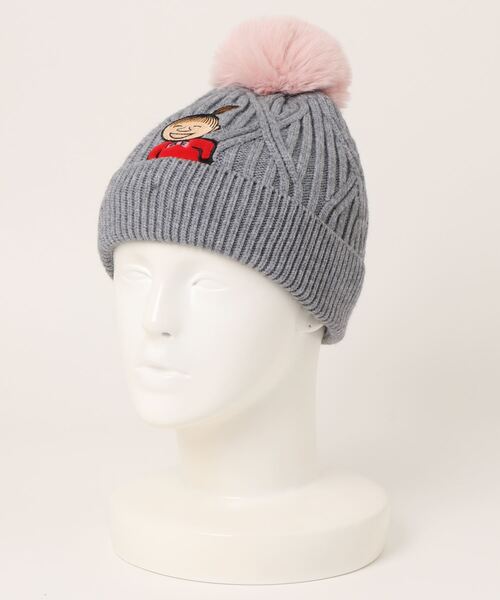 MOOMIN（ムーミン）の「MOOMIN / ムーミン キッズ ニット帽 ウィンタービーニー ビッグキャラクターニットキャップ WINTERHATBIGKIDS NBJ（ニットキャップ/ビーニー・キッズ・ピンク/グレー/フューシャピンク/ネイビー・FREE）」の8枚目の写真