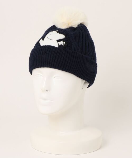 MOOMIN（ムーミン）の「MOOMIN / ムーミン キッズ ニット帽 ウィンタービーニー ビッグキャラクターニットキャップ WINTERHATBIGKIDS NBJ（ニットキャップ/ビーニー・キッズ・ピンク/グレー/フューシャピンク/ネイビー・FREE）」の7枚目の写真