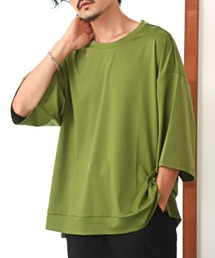 クルーネックポンチBIG五分袖Tシャツ