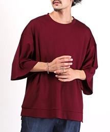 クルーネックポンチBIG五分袖Tシャツ