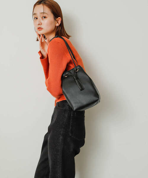 SENSE OF PLACE by URBAN RESEARCH（センスオブプレイスバイアーバンリサーチ）の「2WAYタッセルショルダーバッグ（ショルダーバッグ・レディース・オレンジ/ブラック/シルバー・ONE）」の7枚目の写真