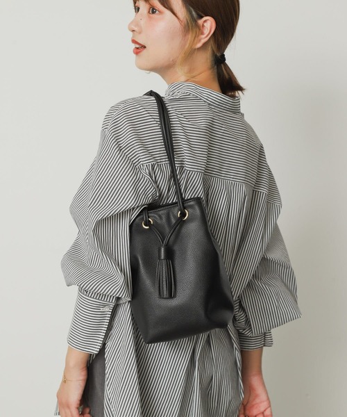 SENSE OF PLACE by URBAN RESEARCH（センスオブプレイスバイアーバンリサーチ）の「2WAYタッセルショルダーバッグ（ショルダーバッグ・レディース・オレンジ/ブラック/シルバー・ONE）」の8枚目の写真