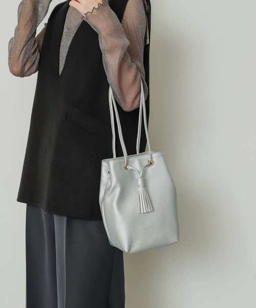 SENSE OF PLACE by URBAN RESEARCH（センスオブプレイスバイアーバンリサーチ）の「2WAYタッセルショルダーバッグ（ショルダーバッグ・レディース・オレンジ/ブラック/シルバー・ONE）」の10枚目の写真