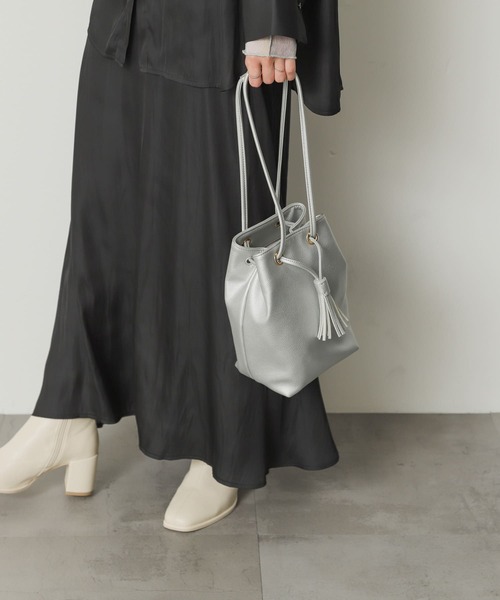 SENSE OF PLACE by URBAN RESEARCH（センスオブプレイスバイアーバンリサーチ）の「2WAYタッセルショルダーバッグ（ショルダーバッグ・レディース・オレンジ/ブラック/シルバー・ONE）」の18枚目の写真