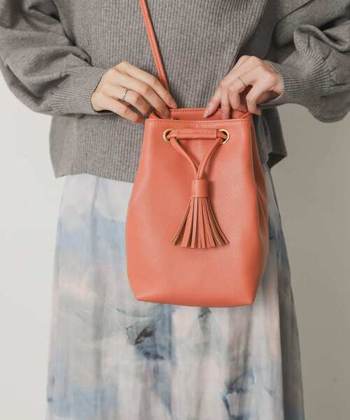 SENSE OF PLACE by URBAN RESEARCH（センスオブプレイスバイアーバンリサーチ）の「2WAYタッセルショルダーバッグ（ショルダーバッグ・レディース・オレンジ/ブラック/シルバー・ONE）」の19枚目の写真