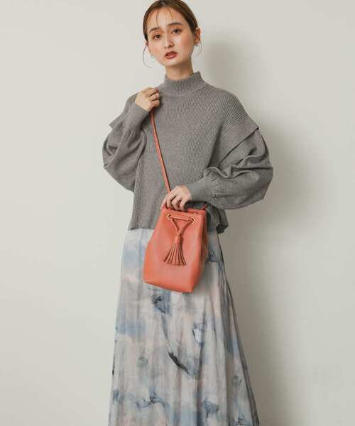 SENSE OF PLACE by URBAN RESEARCH（センスオブプレイスバイアーバンリサーチ）の「2WAYタッセルショルダーバッグ（ショルダーバッグ・レディース・オレンジ/ブラック/シルバー・ONE）」の22枚目の写真