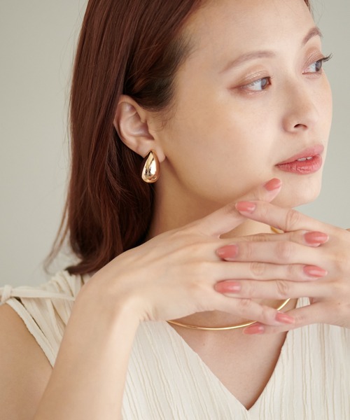 DISCOAT（ディスコート）の「【GOLDY】しずく型イヤリング（イヤリング