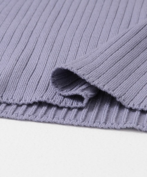 ITEMS URBANRESEARCH（アイテムズ アーバンリサーチ）の「『洗濯可』モチモチVネックニット（ニット/セーター・レディース・ライトブルー/チャコールグレー/ブラック/アイボリー・FREE）」の10枚目の写真