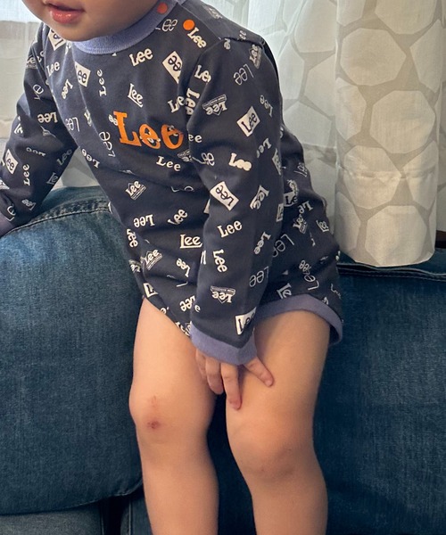 Lee(リー)の「Lee/リー【70/80cm】ベビー Leeロゴプリント 長袖ロンパース ★プレゼントにおススメ★(ロンパース・キッズ・ホワイト/ピンク/グレー・80/70)」の18枚目の写真