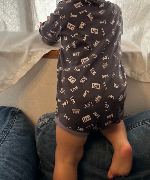 Lee(リー)の「Lee/リー【70/80cm】ベビー Leeロゴプリント 長袖ロンパース ★プレゼントにおススメ★(ロンパース・キッズ・ホワイト/ピンク/グレー・80/70)」の19枚目の写真