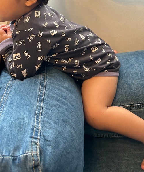 Lee(リー)の「Lee/リー【70/80cm】ベビー Leeロゴプリント 長袖ロンパース ★プレゼントにおススメ★(ロンパース・キッズ・ホワイト/ピンク/グレー・80/70)」の20枚目の写真