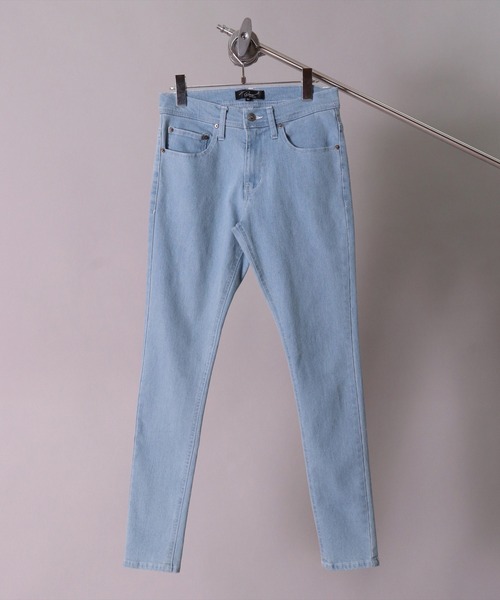 BAYBLO（ベイブロ）の「(BG)【ユニセックス】ストレッチ スキニー デニムパンツ（デニムパンツ・メンズ・ブルー系その他/ワンウォッシュ/ブラック系その他/ライトインディゴブルー/スミクロ・MEDIUM/X-LARGE/LARGE）」の13枚目の写真