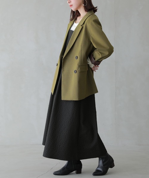 n'OrLABEL(ノアールレーベル)の「【廃盤】『フクレジャカードキャミワンピース』(ワンピース・レディース・ブルーグリーン/ブラック・1/2)」の13枚目の写真