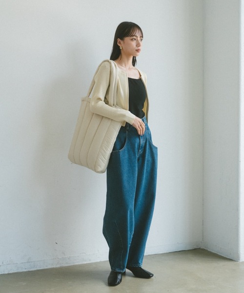 VANNIE U(ヴァニーユー)の「アウトビッグポケットデニム(デニムパンツ・レディース・ブルー/ブラック・S/M/L)」の20枚目の写真