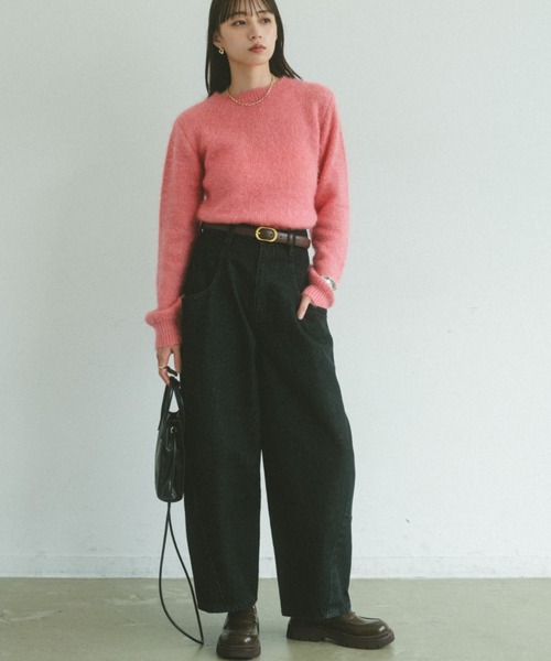 VANNIE U(ヴァニーユー)の「アウトビッグポケットデニム(デニムパンツ・レディース・ブルー/ブラック・S/M/L)」の22枚目の写真