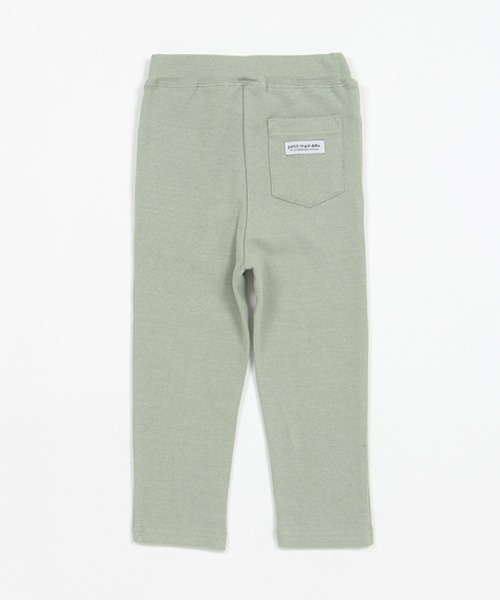 petit main(プティマイン)の「【& Re】ストレートフライスパンツ(スウェットパンツ・キッズ・カーキ/ブルーグレー/ライトピンク/アイボリー・90cm/80cm/130cm/100cm/120cm/110cm)」の6枚目の写真