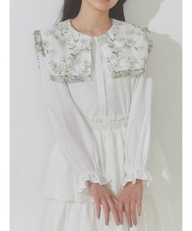 merry jenny | floralレースカラーブラウス(シャツ/ブラウス)