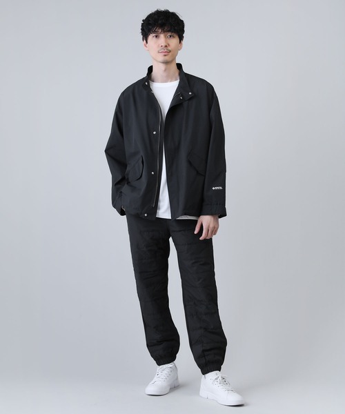 ダウンフェザー切り替え裏ボアシャギーレギュラージョガーパンツ