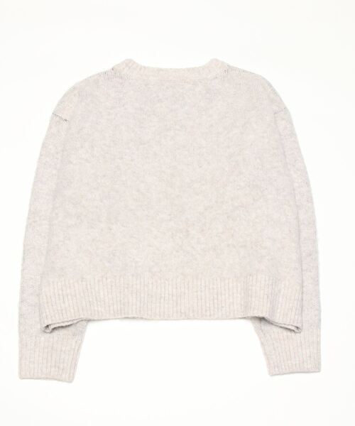 Per sist ence（パーシエンス）の「シャギー12Gロゴニットプルオーバー（ニット/セーター・レディース・オートミール/グレー/ブラック/ネイビー・FREE）」の5枚目の写真