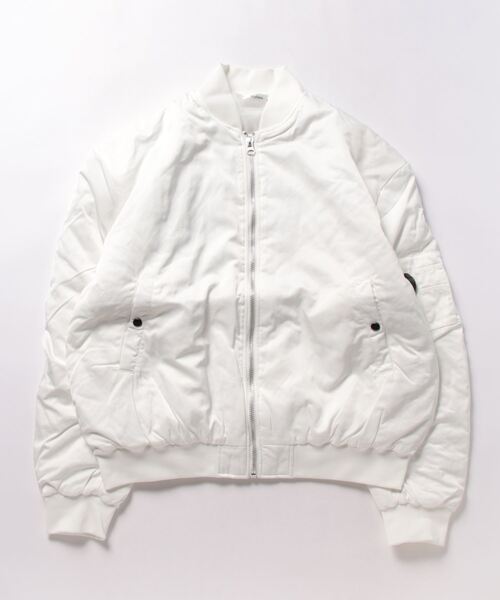 STYLEBLOCK（スタイルブロック）の「スーパーBIGシルエット中綿MA-1（MA-1・メンズ・ホワイト/カーキ/ブラック系その他/ブラック/グリーン系その他・M/L）」の8枚目の写真