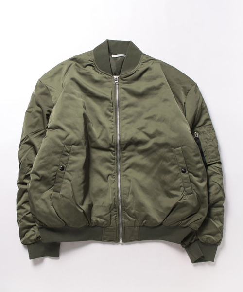 STYLEBLOCK（スタイルブロック）の「スーパーBIGシルエット中綿MA-1（MA-1・メンズ・ホワイト/カーキ/ブラック系その他/ブラック/グリーン系その他・M/L）」の11枚目の写真