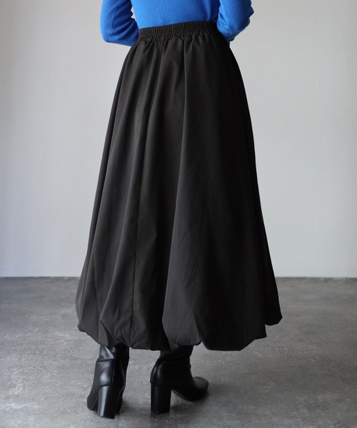 Riberry(リベリー)の「バルーンスカート(スカート・レディース・ブラック/チャコールグレー/ベージュ/ネイビー・MEDIUM)」の19枚目の写真