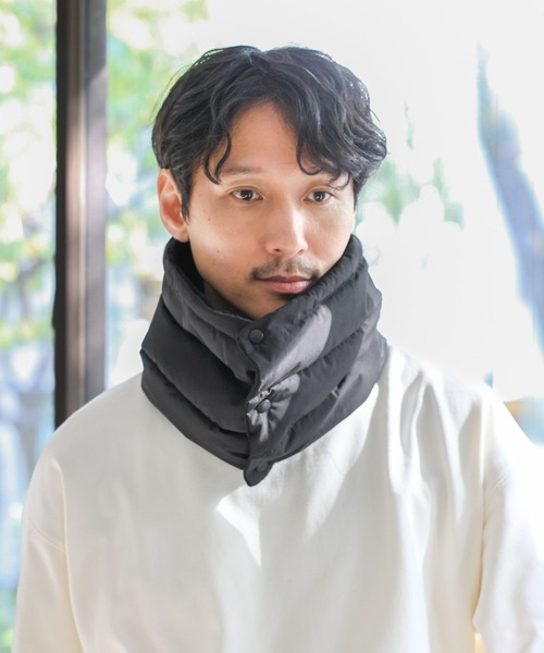 GLOBAL WORK（グローバルワーク）の「防風ネックウォーマー/981572（ネックウォーマー/スヌード・メンズ・ブラック/カーキ・FREE）」の10枚目の写真