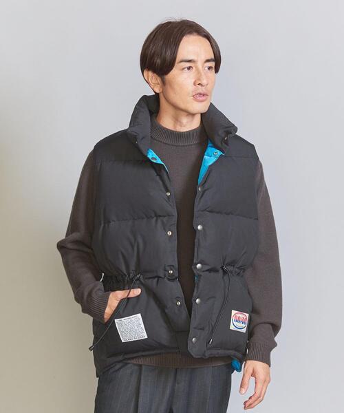 SIERRA DESIGNS(シェラデザイン)の「【別注】 <SIERRA DESIGNS> リバーシブル ダウン ベスト(ダウンベスト・メンズ・オリーブ/ネイビー/ブラック・M/S/L)」の4枚目の写真