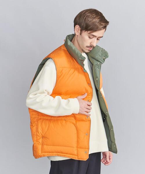 SIERRA DESIGNS(シェラデザイン)の「【別注】 <SIERRA DESIGNS> リバーシブル ダウン ベスト(ダウンベスト・メンズ・オリーブ/ネイビー/ブラック・M/S/L)」の14枚目の写真