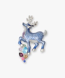 ANNA SUI（アナスイ）の「銀の蹄の鹿モチーフ ブローチ