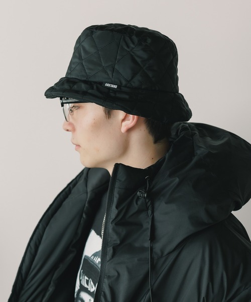 CASTANO（カスターノ）の「CASTANO/カスターノ KAPOK BUCKET HAT バケットハット（ハット・メンズ・ブラック/オリーブ・58cm）」の2枚目の写真