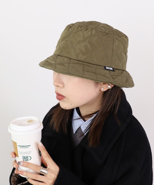 CASTANO（カスターノ）の「CASTANO/カスターノ KAPOK BUCKET HAT バケットハット（ハット・メンズ・ブラック/オリーブ・58cm）」の12枚目の写真