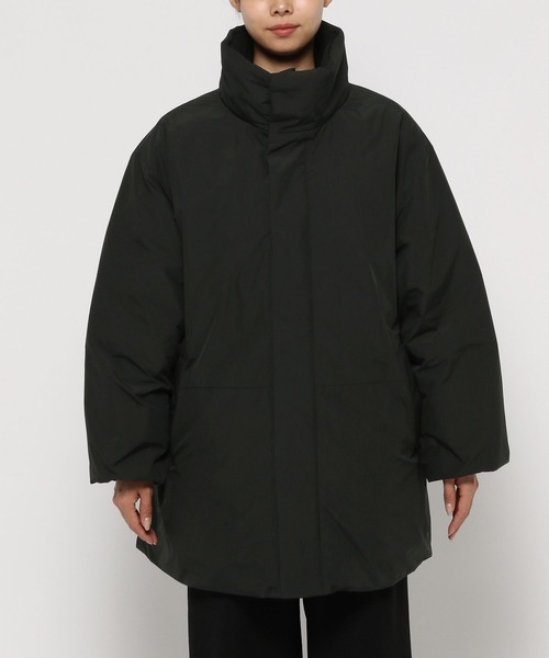 LEPSIM(レプシィム)の「中綿スタンドミドルコート 988932(ダウンジャケット/コート・レディース・ライトグレー/アイボリー/ブラック・FREE)」の18枚目の写真