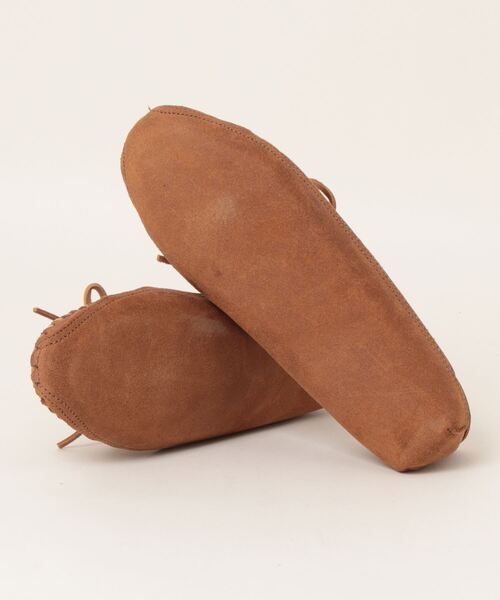 Minnetonka（ミネトンカ）の「MINNETONKA/ミネトンカ ダブルボトムソフトソール モカシン【723】（モカシン/デッキシューズ・メンズ・ブラウン・90/85/80）」の2枚目の写真