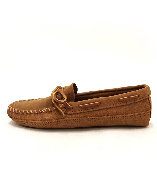 Minnetonka（ミネトンカ）の「MINNETONKA/ミネトンカ ダブルボトムソフトソール モカシン【723】（モカシン/デッキシューズ・メンズ・ブラウン・90/85/80）」の7枚目の写真