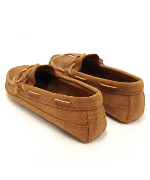 Minnetonka（ミネトンカ）の「MINNETONKA/ミネトンカ ダブルボトムソフトソール モカシン【723】（モカシン/デッキシューズ・メンズ・ブラウン・90/85/80）」の4枚目の写真