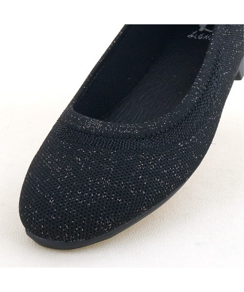 軽量｜ニットフラットシューズ 8710555（バレエシューズ）｜byあしながおじさん（バイアシナガオジサン）