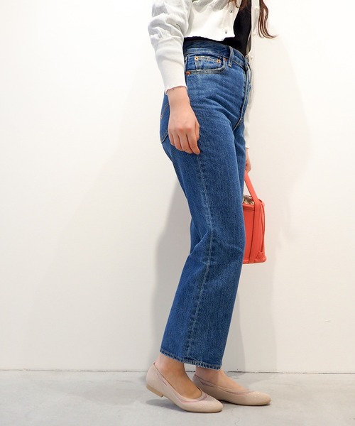 軽量｜ニットフラットシューズ 8710555（バレエシューズ）｜byあしながおじさん（バイアシナガオジサン）