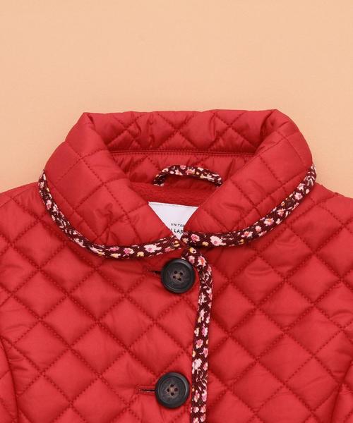 green label relaxing（グリーンレーベルリラクシング）の「【KIDS】サーモライト キルトgirlsコート（その他アウター・キッズ・ネイビー/レッド・115cm/125cm/135cm/105cm/95cm）」の4枚目の写真