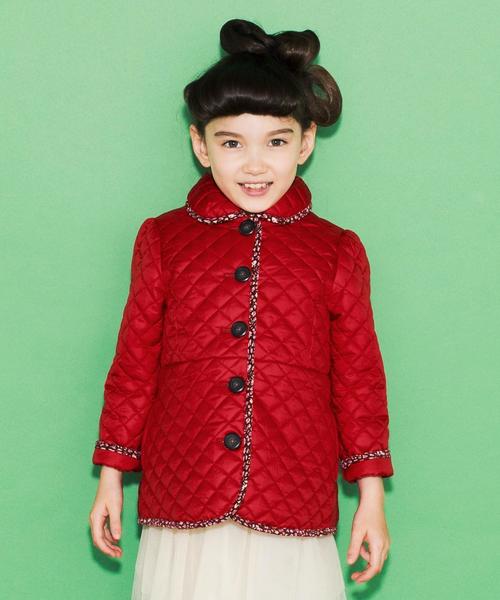 green label relaxing（グリーンレーベルリラクシング）の「【KIDS】サーモライト キルトgirlsコート（その他アウター・キッズ・ネイビー/レッド・115cm/125cm/135cm/105cm/95cm）」の14枚目の写真