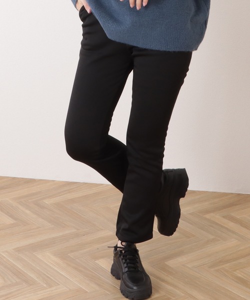 Lace Ladies(レースレディース)の「裏起毛ハイウエストストレッチストレートパンツ(その他パンツ・レディース・ブラック・S/XL/M/L)」の14枚目の写真