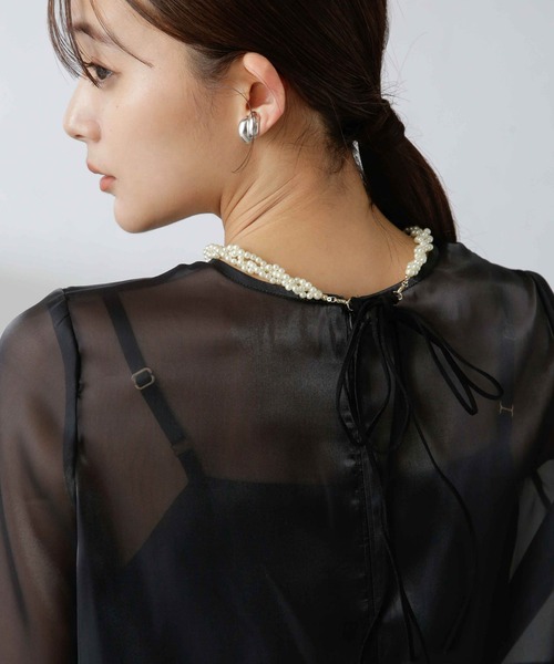 kaene（カエン）の「Kaene/パール2wayベルト（ベルト・レディース・オフホワイト・FREE）」の8枚目の写真