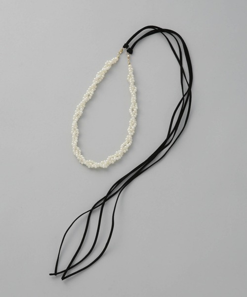 kaene（カエン）の「Kaene/パール2wayベルト（ベルト・レディース・オフホワイト・FREE）」の9枚目の写真