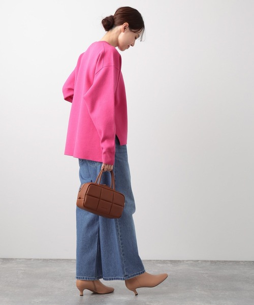 ADD CULUMN（アドカラム）の「BARNYARDSTORM / 【ADD CULUMN】アドカラム 別注PUFF BAG（ハンドバッグ・レディース・ブラウン/ブルー・FREE）」の7枚目の写真