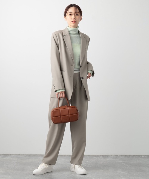 ADD CULUMN（アドカラム）の「BARNYARDSTORM / 【ADD CULUMN】アドカラム 別注PUFF BAG（ハンドバッグ・レディース・ブラウン/ブルー・FREE）」の9枚目の写真