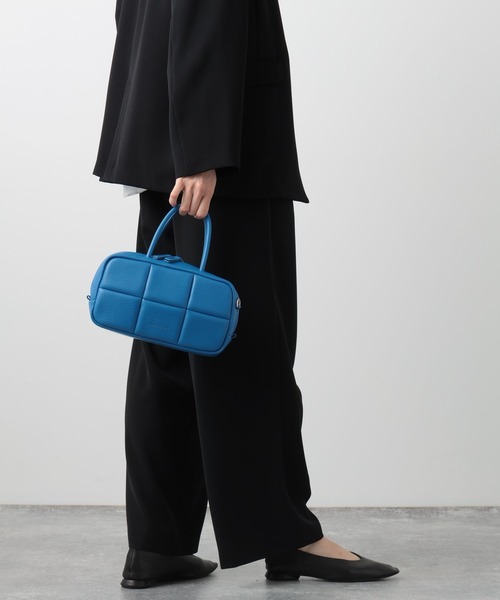 ADD CULUMN（アドカラム）の「BARNYARDSTORM / 【ADD CULUMN】アドカラム 別注PUFF BAG（ハンドバッグ・レディース・ブラウン/ブルー・FREE）」の12枚目の写真