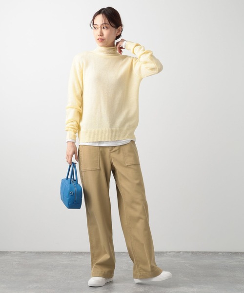 ADD CULUMN（アドカラム）の「BARNYARDSTORM / 【ADD CULUMN】アドカラム 別注PUFF BAG（ハンドバッグ・レディース・ブラウン/ブルー・FREE）」の14枚目の写真