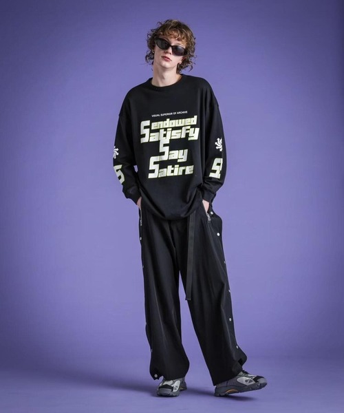DANKE SCHON(ダンケシェーン)の「DankeSchon×A4A/ダンケシェーン×エーフォーエー/3S L/S TEE(Tシャツ/カットソー・メンズ・ホワイト/ブラック・M/L)」の5枚目の写真