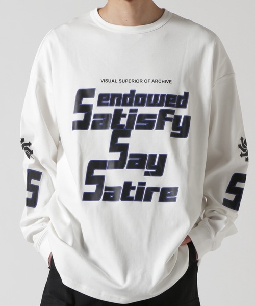 DANKE SCHON(ダンケシェーン)の「DankeSchon×A4A/ダンケシェーン×エーフォーエー/3S L/S TEE(Tシャツ/カットソー・メンズ・ホワイト/ブラック・M/L)」の2枚目の写真