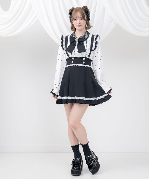 Ourhappy ネコ　I love you レーススカート Ourhappy ネコ I love you レーススカート（スカートをはいてる